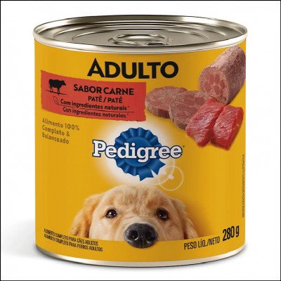 Pedigree Lata Patê de Carne para Cães Adultos