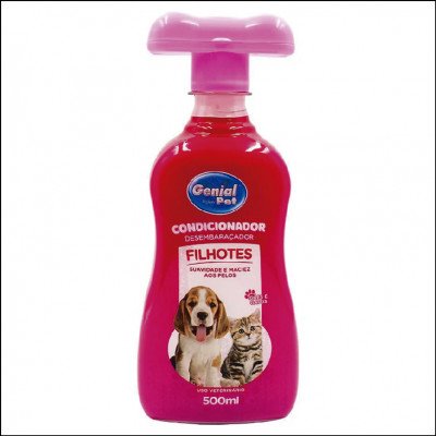 Condicionador Para Cães e Gatos Desembaraçador Filhotes 500ml