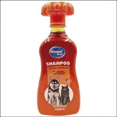 Shampoo Para Cães e Gatos Todos os Pelos Maracujá e Castanha 500ml