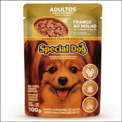 Special Dog Sachê Frango ao Molho Adulto Raças Pequenas