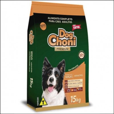 Ração Dog Choni Cães Adultos Sabor Carne