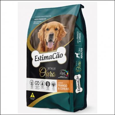 Ração Estimacão Série Ouro Frango e Cereais