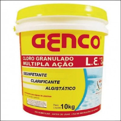 Cloro Para Piscina Genco Granulado Balde
