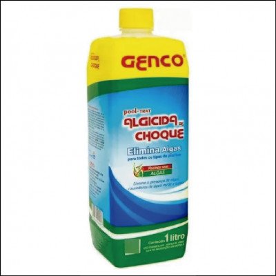 Algicida Choque Elimina Algas Piscina Verde Genco 1 Litro