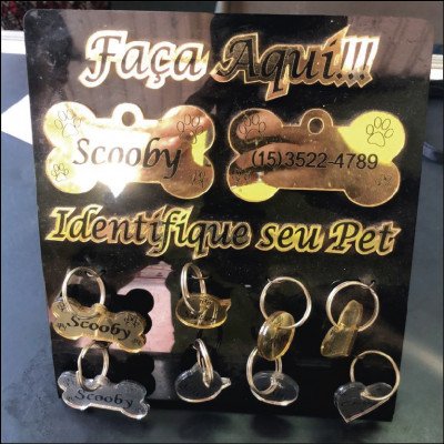 Pingente Pet com Identificação