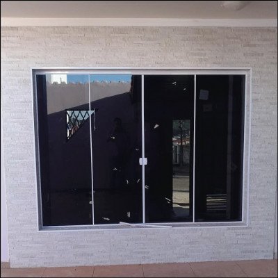 Janela 4 Folhas Fumê