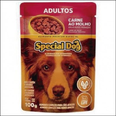 Special Dog Sachê Carne ao Molho Adulto