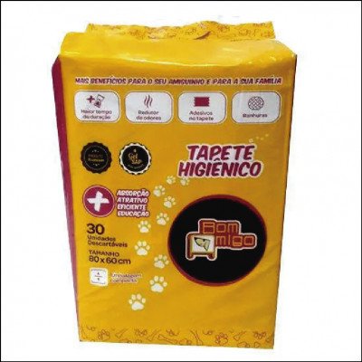 Tapete Higiênico Bom Amigo Super Absorvente para Cães