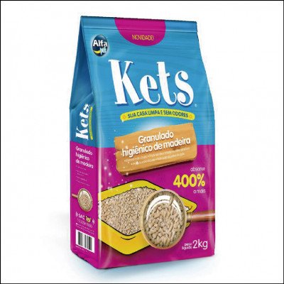 Granulado Higiênico De Madeira Kets