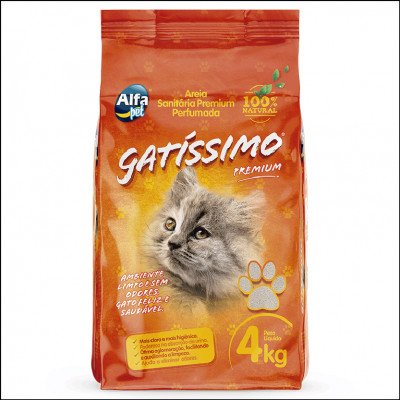 Areia Higiênica Gatíssimo 4kg