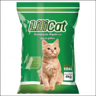 Granulado Higiênico  Lilicat Tradicional Para Gatos 4kg