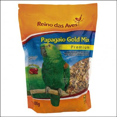 Papagaio Gold Mix Premium Reino das Aves