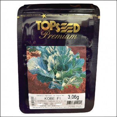 Semente De Couve Kobe Hibrida Topseed Premium 3,06g
