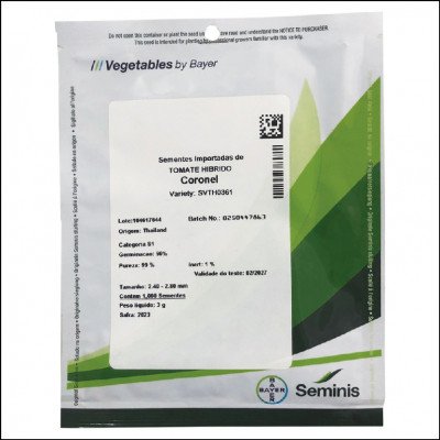 Semente De Tomate Híbrido Coronel Seminis 3g