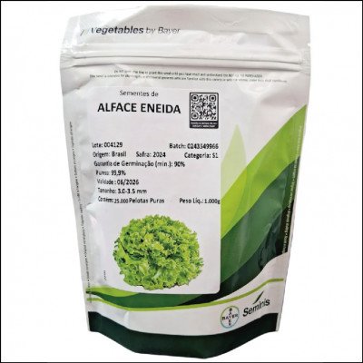 Semente De Alface Crespa Eneida Seminis 1.000g