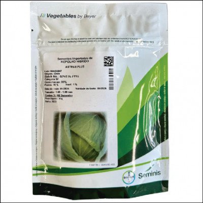 Semente De Repolho Híbrido Astrus Plus Seminis 97g