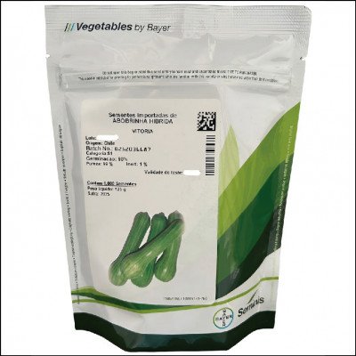 Semente De Abobrinha Hibrida Vitória Seminis 125g