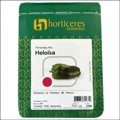 Semente De Pimentão Híbrido Heloisa Horticeres 6,80g