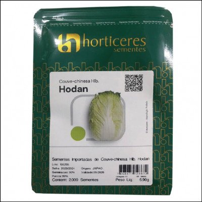 Semente De Couve Chinesa Híbrida Hodan - Horticeres 6,90g
