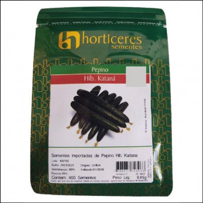 Semente De Pepino Híb. Kataná Horticeres 945g