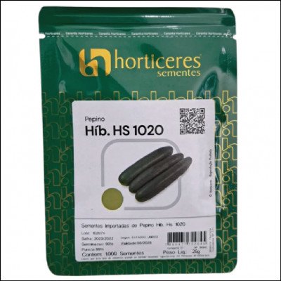 Semente De Pepino Híbrido Hs 1020 Horticeres 26g