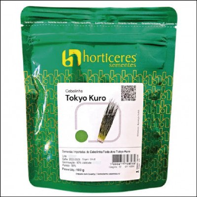 Semente De Cebolinha Japonesa Tokyo Kuro Horticeres 100g