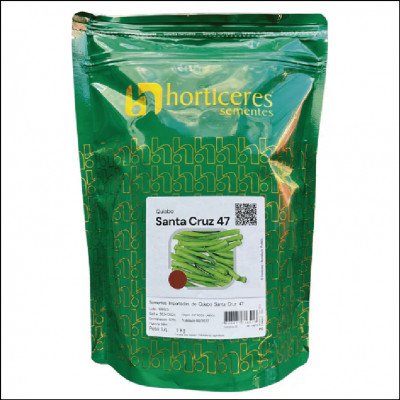 Semente De Quiabo Santa Cruz-47 Horticeres 1Kg