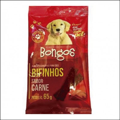 Bifinho Para Cães Sabor Carne Bongos