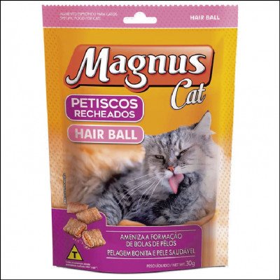 Petisco Magnus Cat Recheados Hair Ball