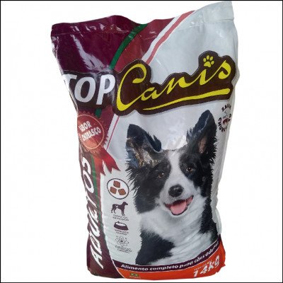 Ração Top Canis Churrasco Cães Adultos