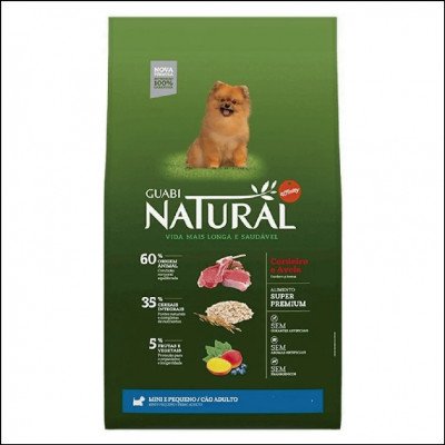 Ração Guabi Natural Adulto Mini E Pequeno