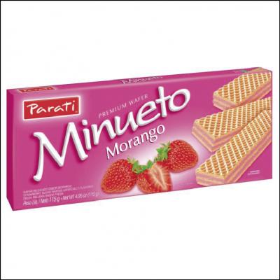 Wafer Minueto Morango