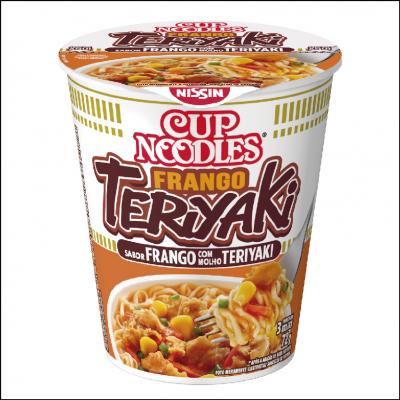 Macarrão Instantâneo Cup Noodles Sabor Frango Teriyaki