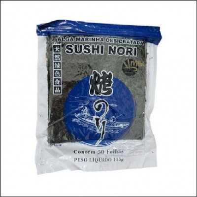 Alga Marinha Desidratada Sushi Nori Mac Blue