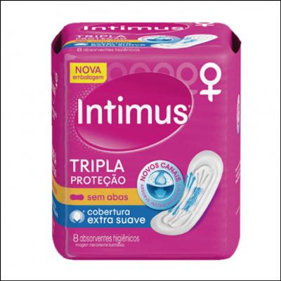 Absorvente Higiênico Intimus Gel Sem Abas