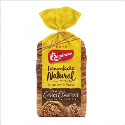 Pão Fermentação Natural de Grãos Clássicos Bauducco