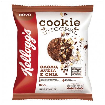 Cookie Integral de Aveia, Cacau e Chia Kellogg's