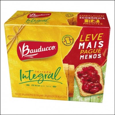 Torrada Integral Bauducco