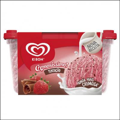 Sorvete Kibon Cremosíssimo Tentação