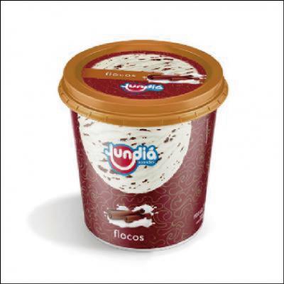 Sorvete Jundiá Flocos Copo