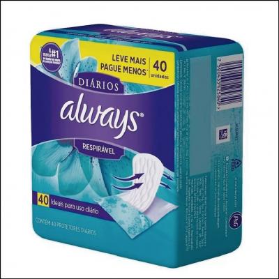 Always Protetor Diário Respirável