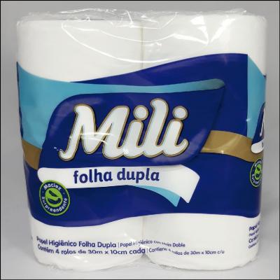 Papel Higiênico Mili Folha Dupla 4 Rolos