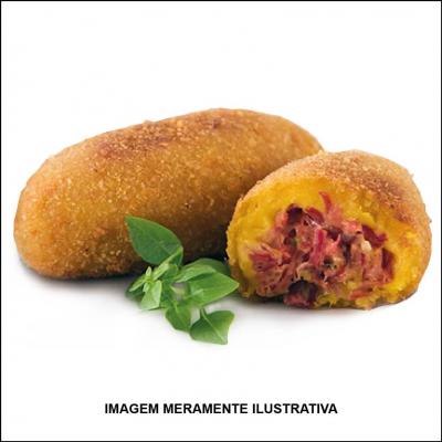 Croquete de Carne Seca com Mandioca