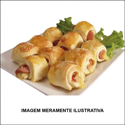 Mini Enroladinho de Queijo e Presunto