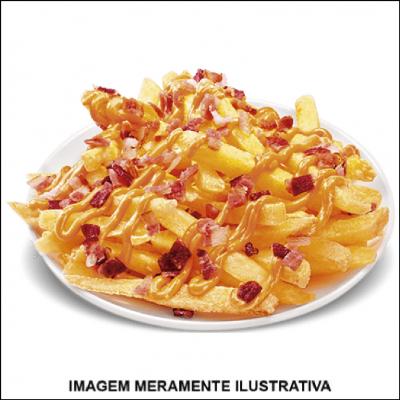 Porção de Batata Frita com Cheddar e Bacon
