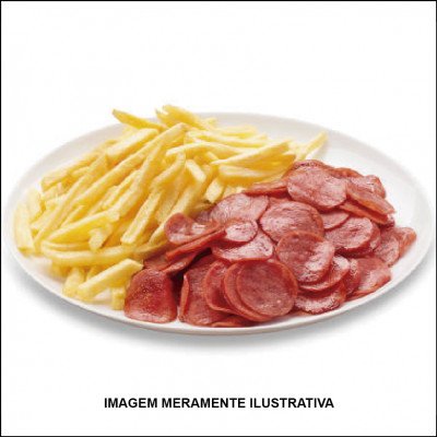 Porção Mista ( Fritas e Calabresa )