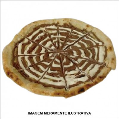 Pizza de Chocolate Branco ou Preto