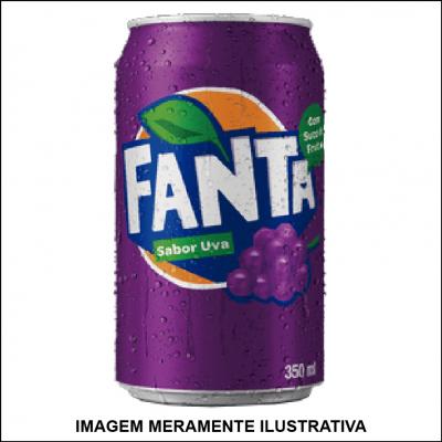 Refrigerante Fanta Uva Lata
