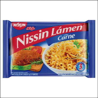 Macarrão Instantâneo Nissin Lamen Carne