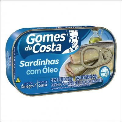 Sardinha em Óleo Gomes da Costa